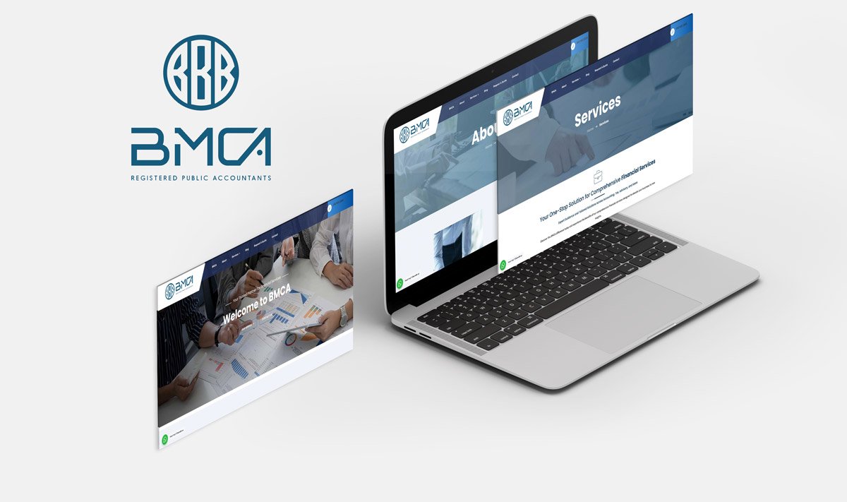 Accounting-Company-Website-Design Isometric-Computer Screens