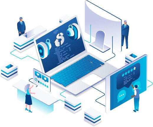 Swerve Designs Blog Isometric Graphic. Learn about SEO